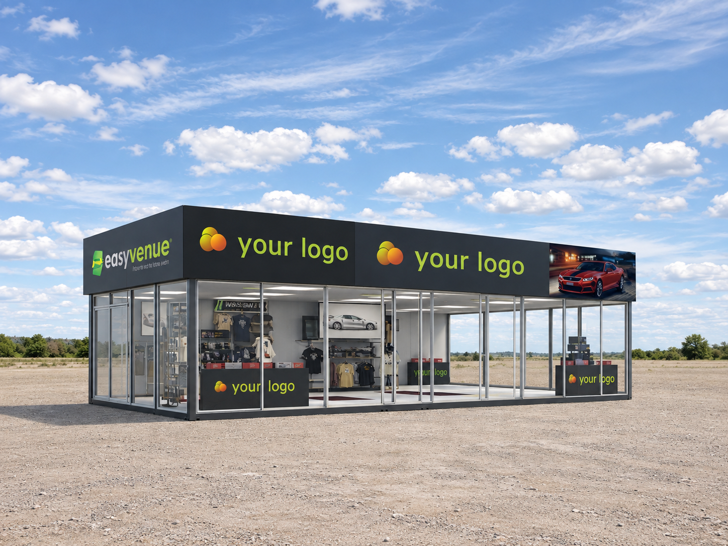 Pop-up shipping container