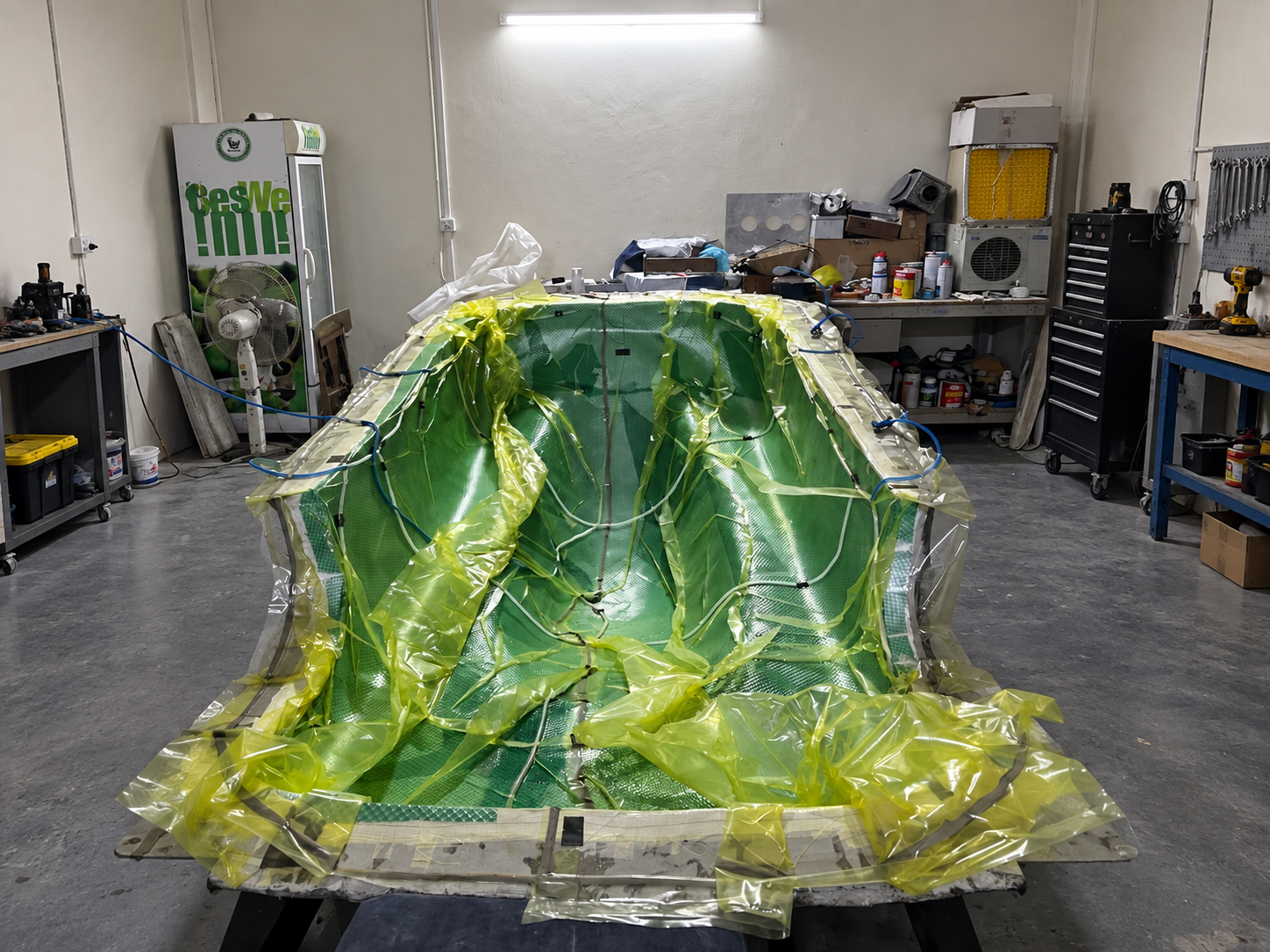 Precision lightweight composite fibershell