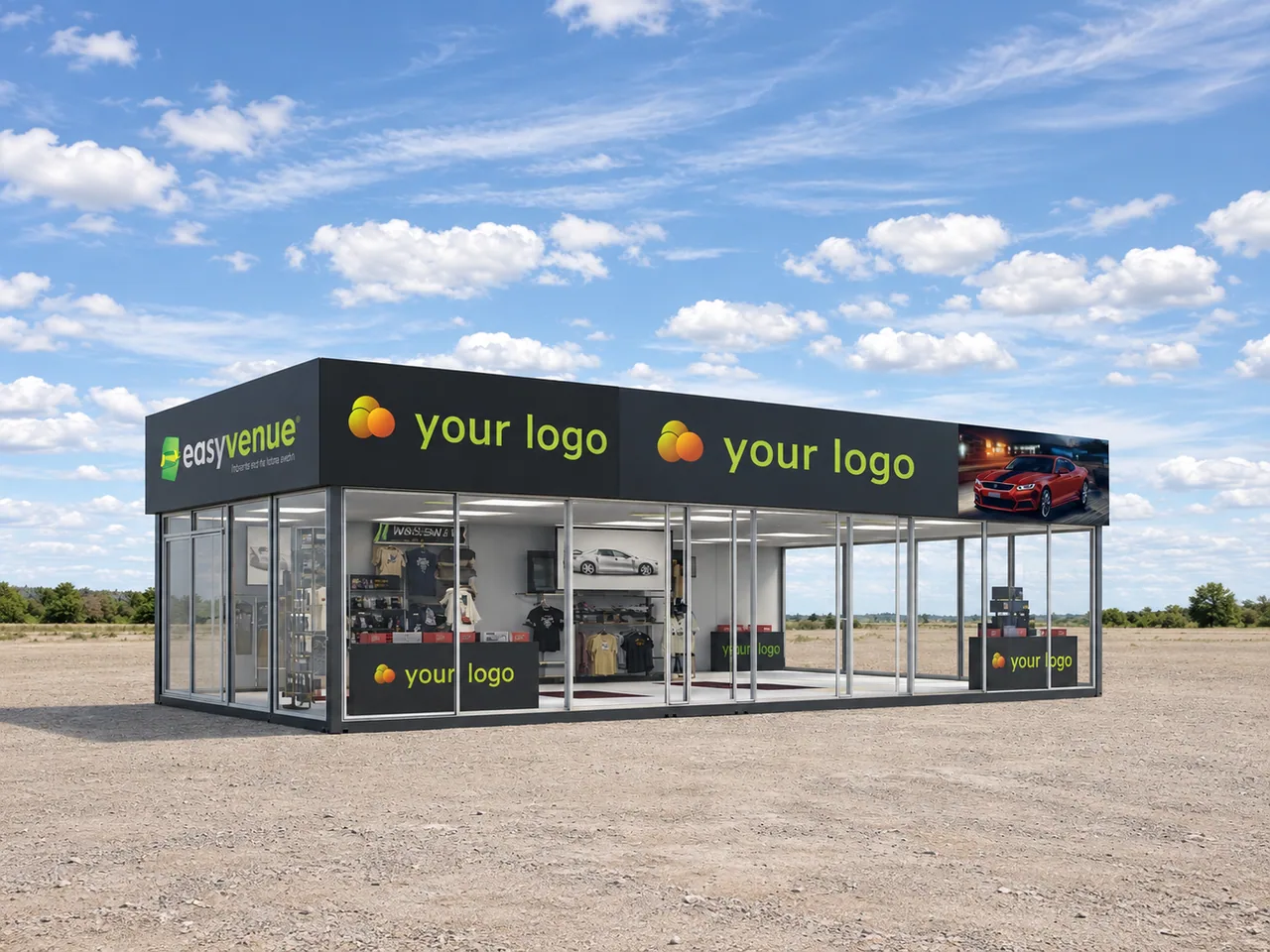 Pop-up shipping container