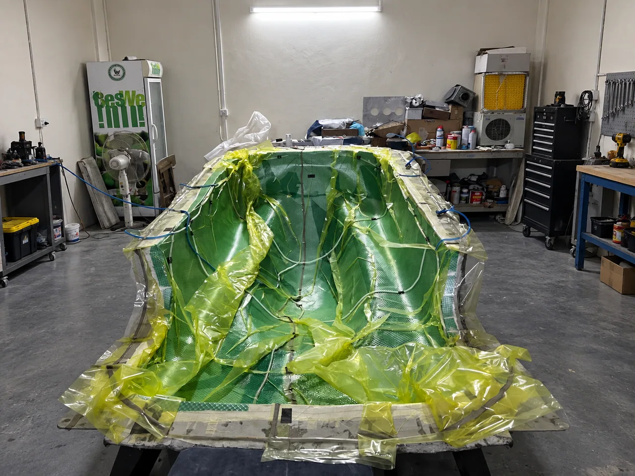 Precision lightweight composite fibershell